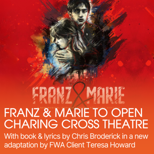 FRANZ & MARIE to open at Charing Cross Theatre